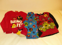 Angry Birds Plush Toy, Shirts & Pants Toddler Size 2, 3, 4