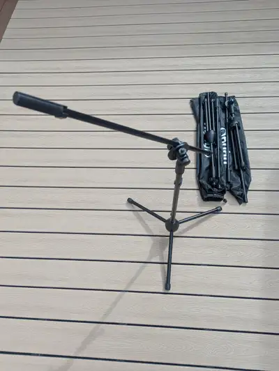 3 Brand New Adjustable Mic Stands with Storage Bags $15 Each