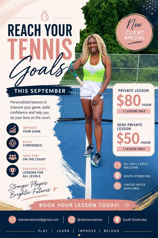 Toronto Tennis Lessons Deal 
