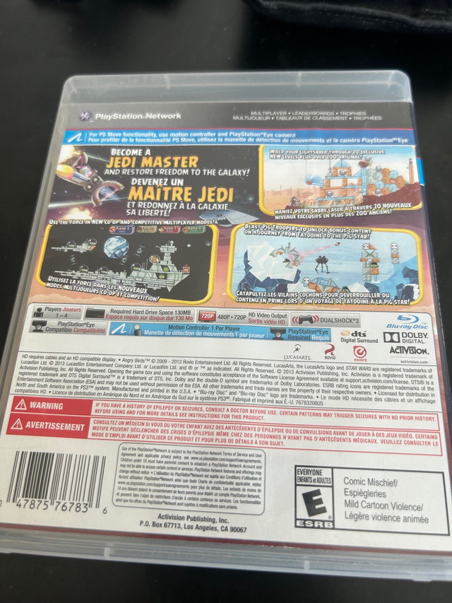Angry Birds Star Wars - PS3 in Sony Playstation 3 in City of Toronto - Image 2