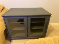 Matte Black TV/Console Cabinet