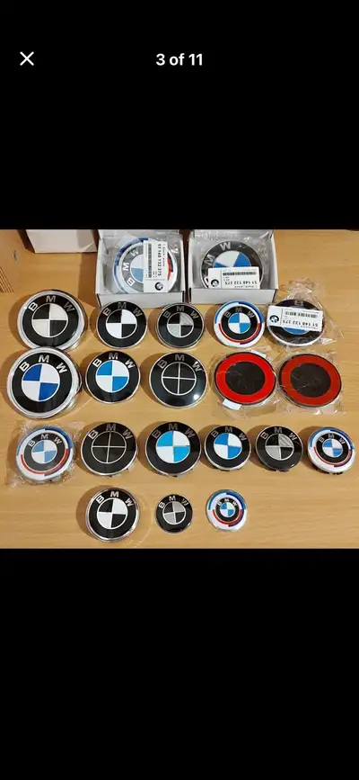 7 pcs bmw badge set 60 a set