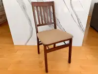 4 Beautiful Folding Chairs