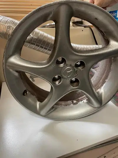 RIMS ONLY X 4, taken from 2001 Miata. Great shape but needs cleaning/blasting. Make a sensible offer...