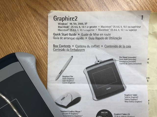 WACOM Graphire-2 Tablet in General Electronics in City of Toronto - Image 3