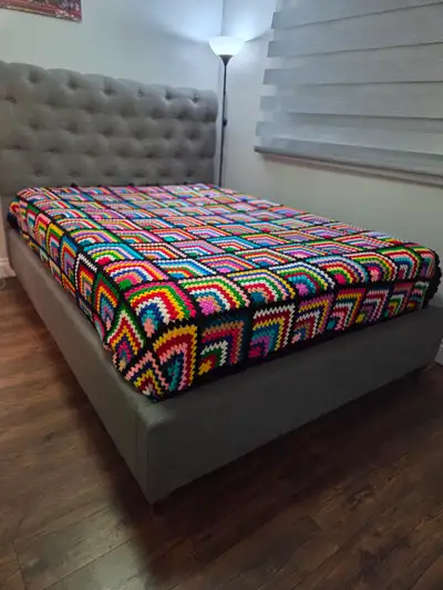Queen size bed frame, View more