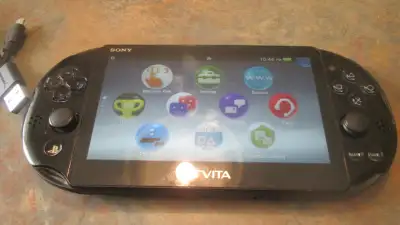 Sony PS Vita PCH-2000 Black Slim Console Bundle Vita 8GB Memory, View more