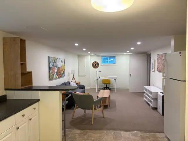 1 bedroom apartment - all inclusive- across from beach & trails