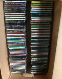 Lot de *125 CD (25 français, balance anglais), années 60 et plus