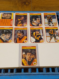 Vintage Hockey Cards OPC Vancouver Crawford RC,Tiger Lot 17 EXNM
