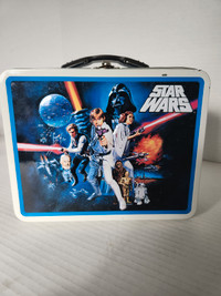 Star wars vintage replica tin lunch box 8 inches