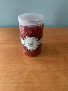 New Decorative Crushed Red Glass $10, View more