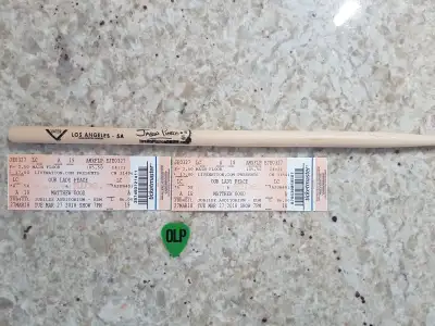 Our Lady Peace-Drum Stick-Guitar Pick-March 27, 2018 Concert, View more
