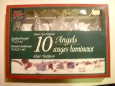 2 sets de lumières de noël "anges et lanternes" (neuf), View more