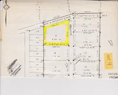 Corner lot for sale. 2.56 Acres on Kreston Street. Easy commute to Terrace and Kitimat. 3 streets fr...