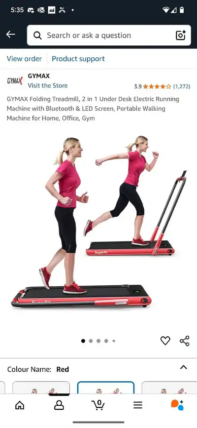 Under the desk treadmill. I do t have space for it anymore. It's lightly used, works great.