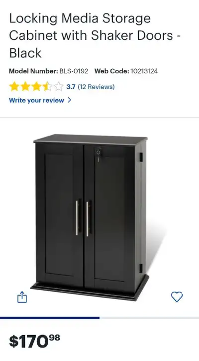 Media storage cabinet, View more