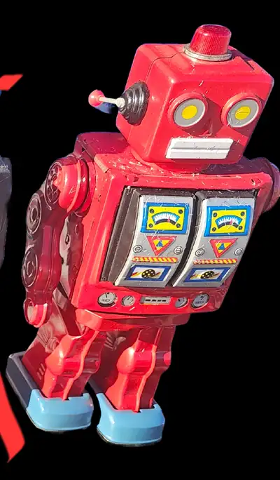 vintage robot, View more