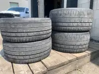 Pirelli staggered race tires