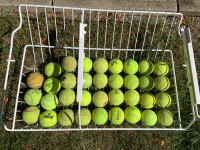 35 Tennis Balls & Tennis Racket (Donnay MX-2500)