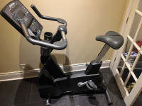 Commercial Life Fitness integrity  Upright Stationary Bike 
