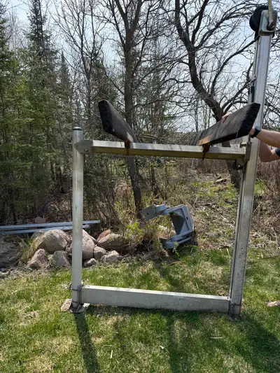 PWC Boat lift. We used it for our Sea Doo. Works good we have all the brackets to mount on the side...