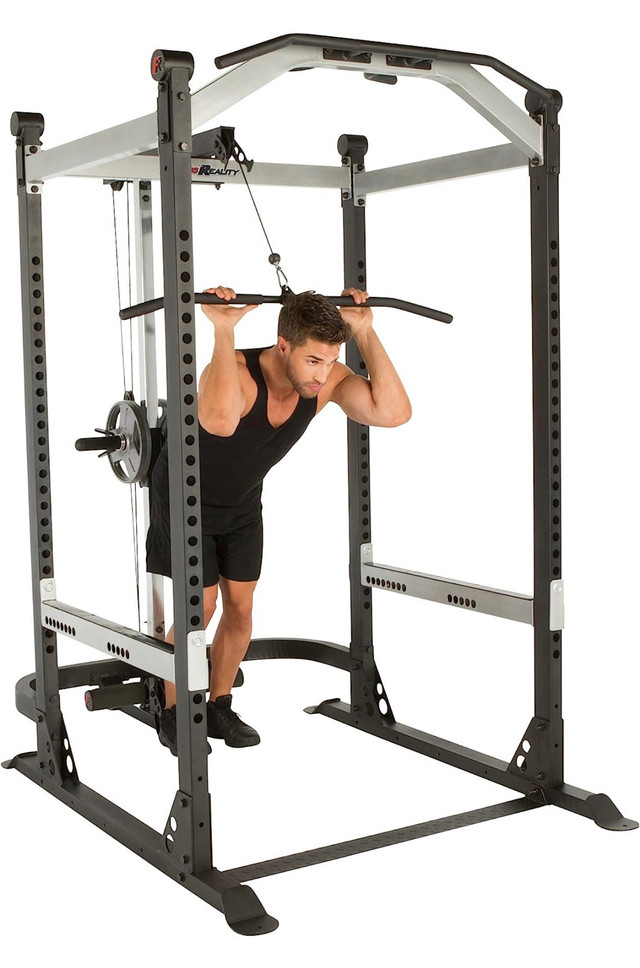 Brand New Squat Rack w/ pulleys, chin up, dip bar (1800 value