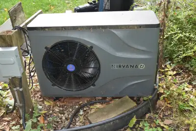 Thermopompe piscine + fil électrique gainé en métal, View more