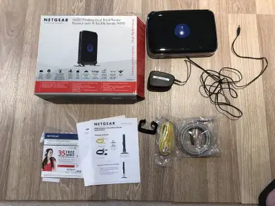 Netgear N600 wireless dual band router, View more
