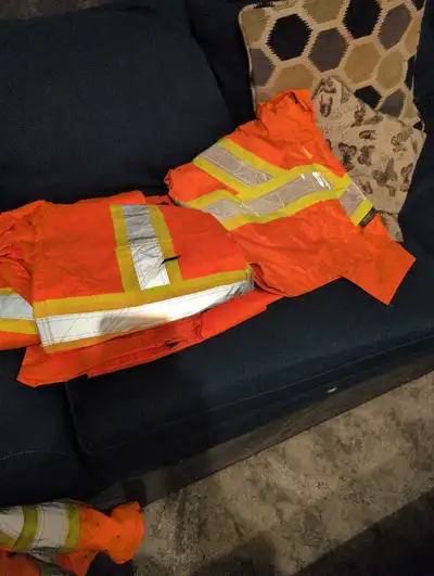Insulated pants, bibs, jackets, bulwark electrician pants/ shirts, nice rain gear, slickers, as well...