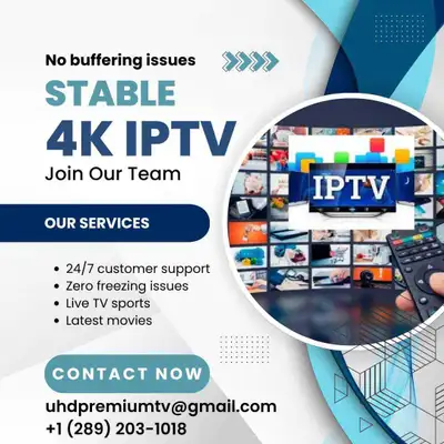 Zero buffering, Best 4k IPTV , View more