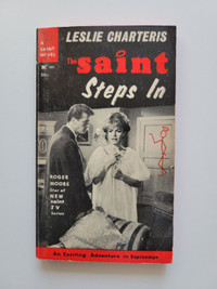 Vintage THE SAINT STEPS IN - Paperback Book (1960's)