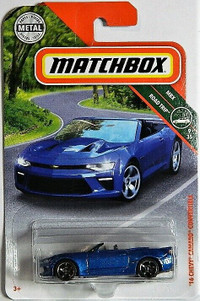 Matchbox 1/64 '16 Chevy Camaro Convertible Diecast Car
