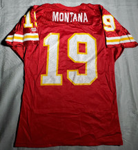 Vintage Joe Montana Kansas city chiefs Wilson jersey mens  MED