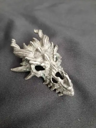 Alchemy Gothic Dragon Skull Pendent, View more