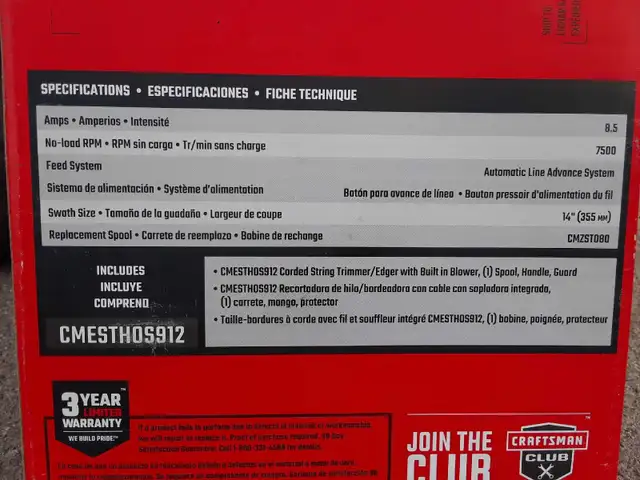 NEW 8.5amp. weed eater Grass trimmer in Lawnmowers & Leaf Blowers in Kingston - Image 4