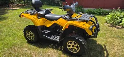 2009 Can-Am Outlander 400 ATV Rear tires new. Maintained properly. 5450 miles.