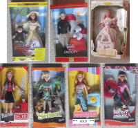 Barbie And George, Snoopy, Rabbit, Dalmations, Shrek & More-BNIB