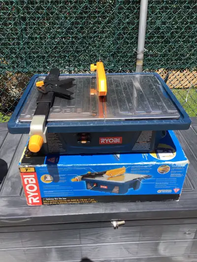 Ryobi wet tile saw 7”, View more