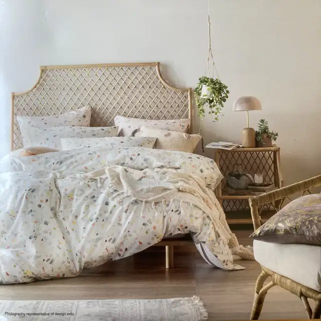 NEW Terrazzo print duvet cover set - double in Bedding in Ottawa - Image 2