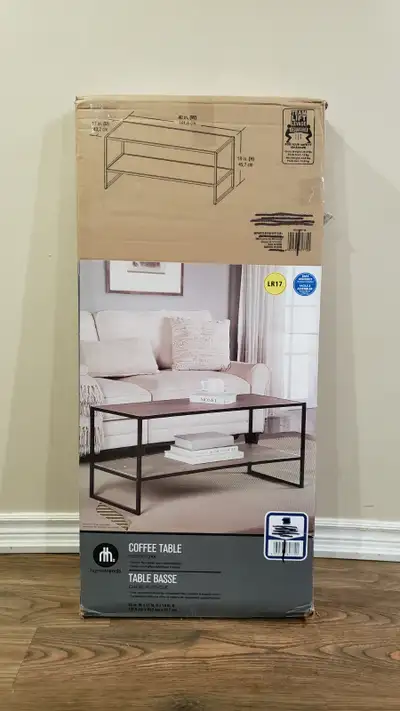 Brand new Coffee table *It comes in a sealed box *Description and dimensions come in the pictures **...