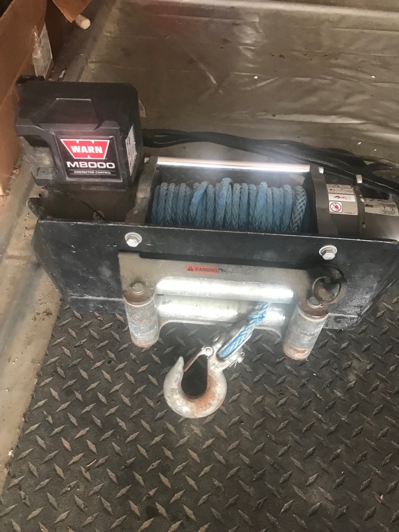 Warn M8000 Winch Sell or Trade ATV Parts, Trailers & Accessories