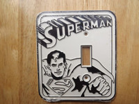 FS: 1976 Irwin Co. "Superman" Light Switch Plaque