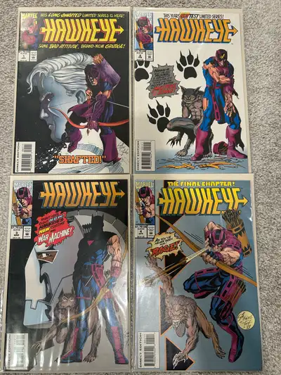 Hawkeye #1-4 Mini Series (1993), View more