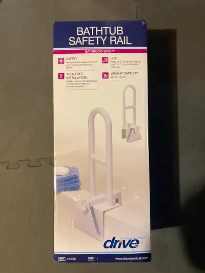Drive Medical Clamp-On Tub Rail.., View more