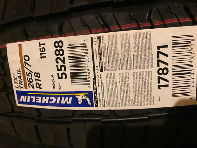 Michelin 265/79/R18 116T AT in Arts & Collectibles in Annapolis Valley