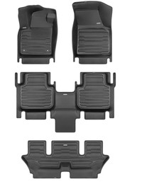 Volkswagen atlas 2023 Tuxmats for 6 Seater All three rows Matt
