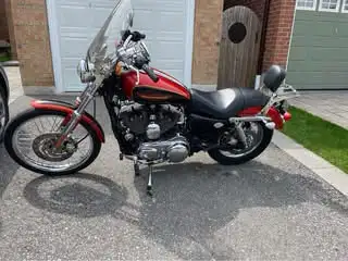 Beautiful Burnt Orange Harley Davidson XLC Sportster. 16,382 km Screaming Eagle Stage 2 Kit New Batt...