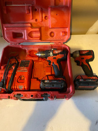 Milwaukee 18v Hammer & Impact drills