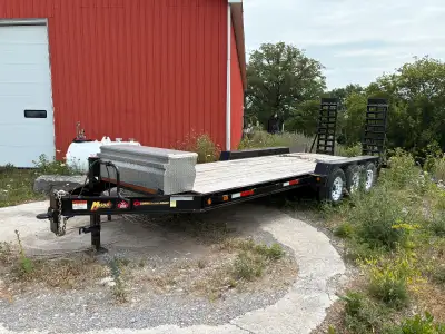2021 Miska float, rated at 21,000lbs, I custom ordered direct from factory with the 20’ deck and 2.5...